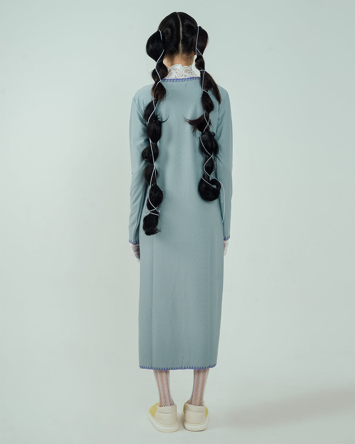 Pitchy Stitchy Dress Misty Green - High On Life