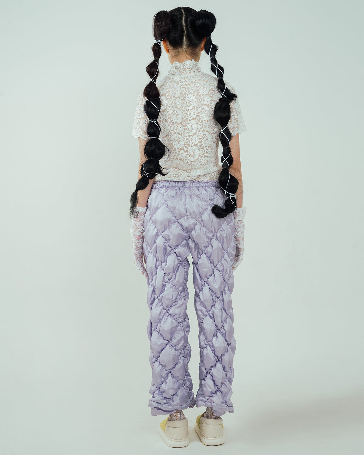 Quilted Pants Lilac - High On Life