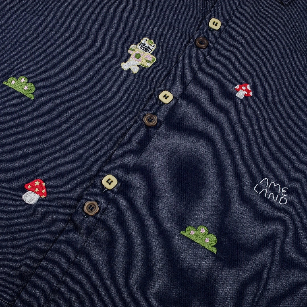 Kinoko Denim Shirt - Tome Ame