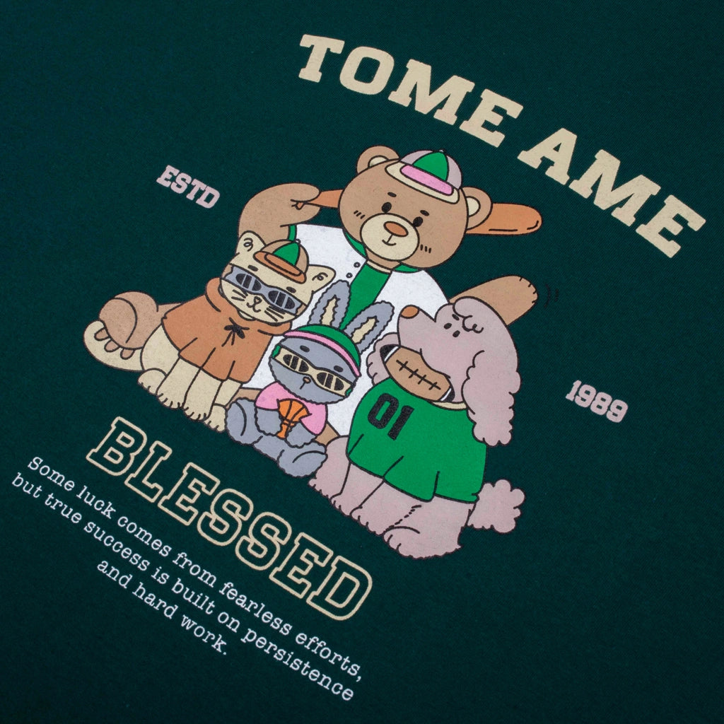 Kyoto Longsleeve Dark Green - Tome Ame