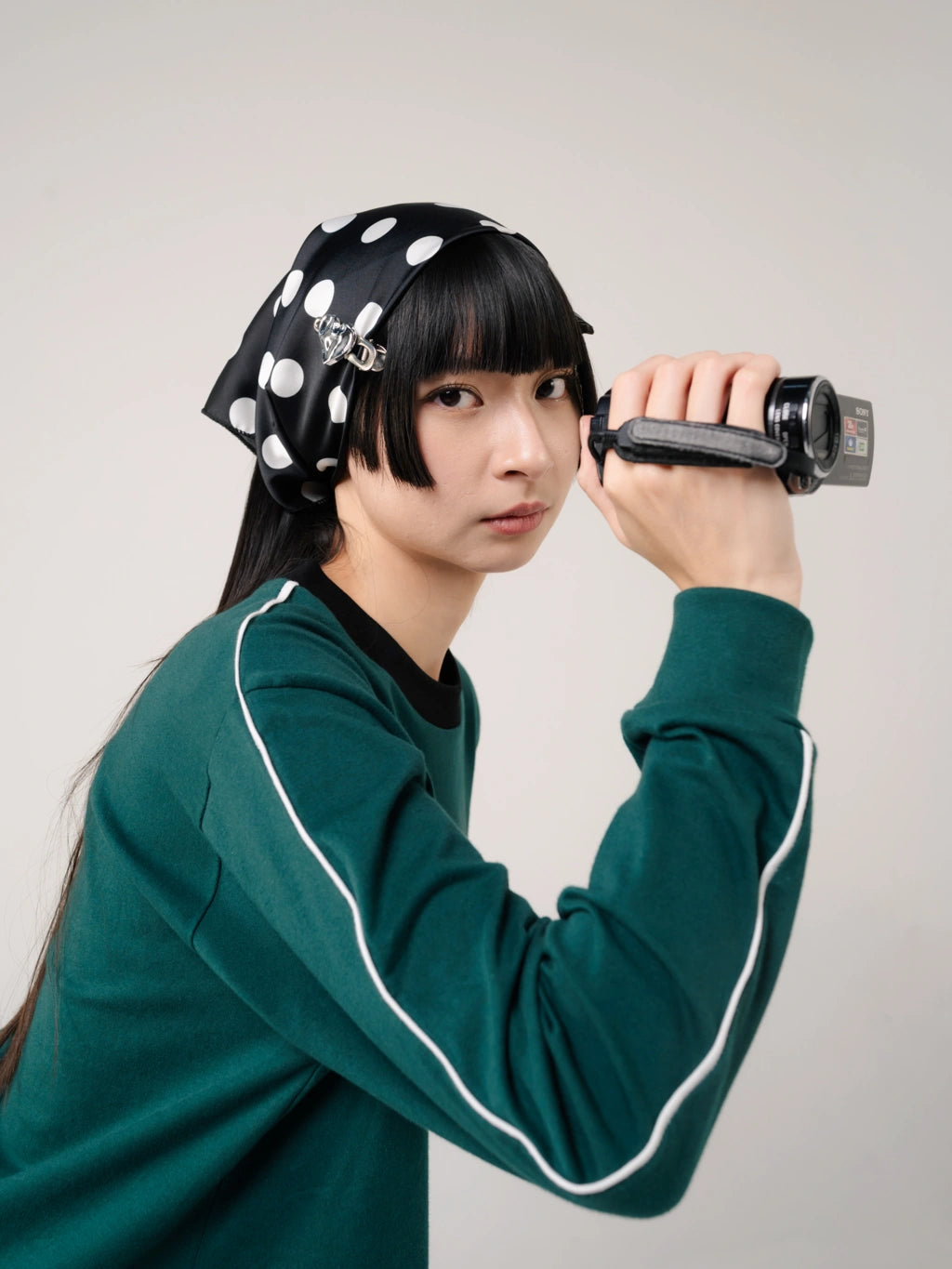 Kyoto Longsleeve Dark Green - Tome Ame