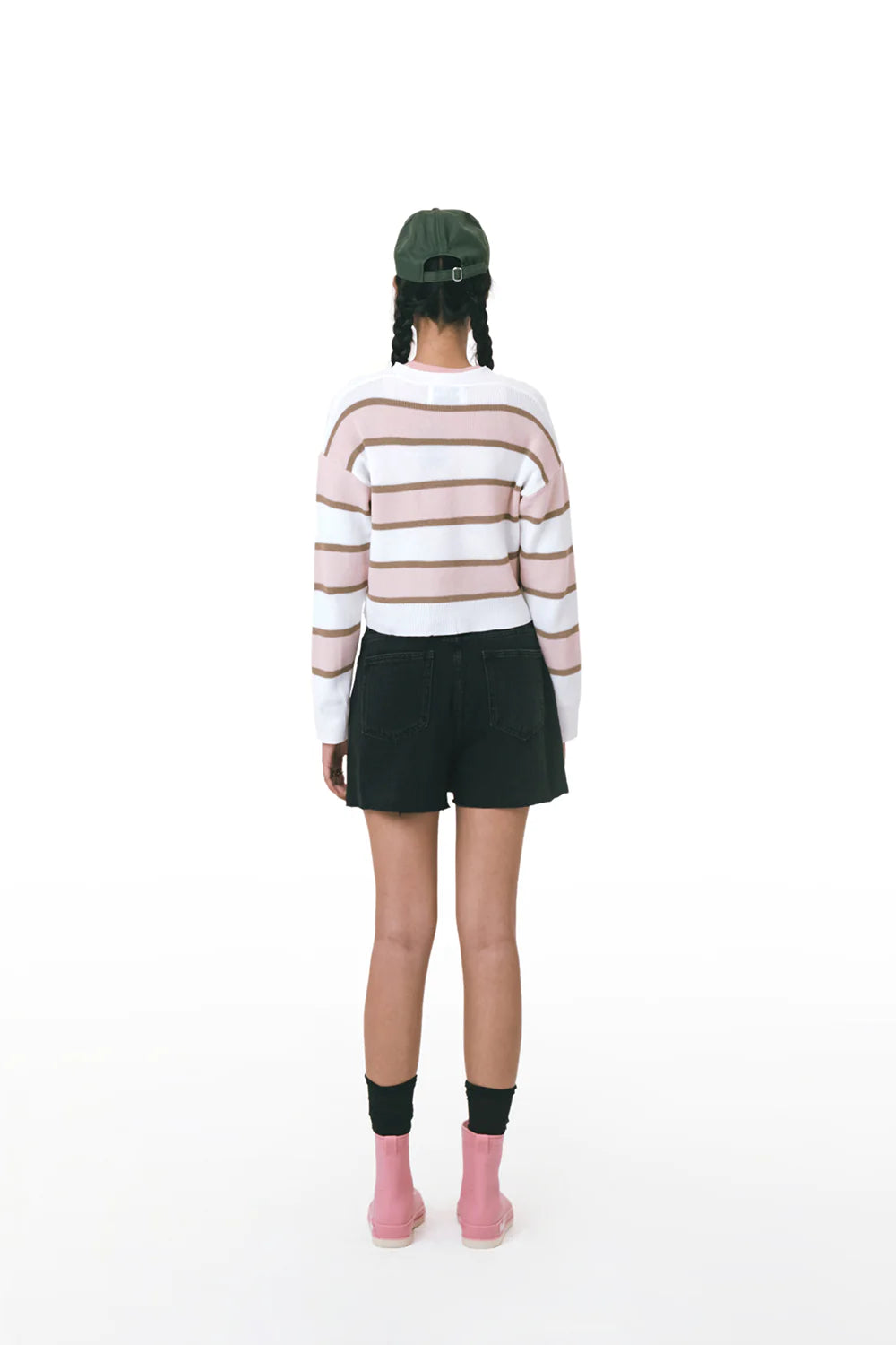 Denim Skort Black - Odiva