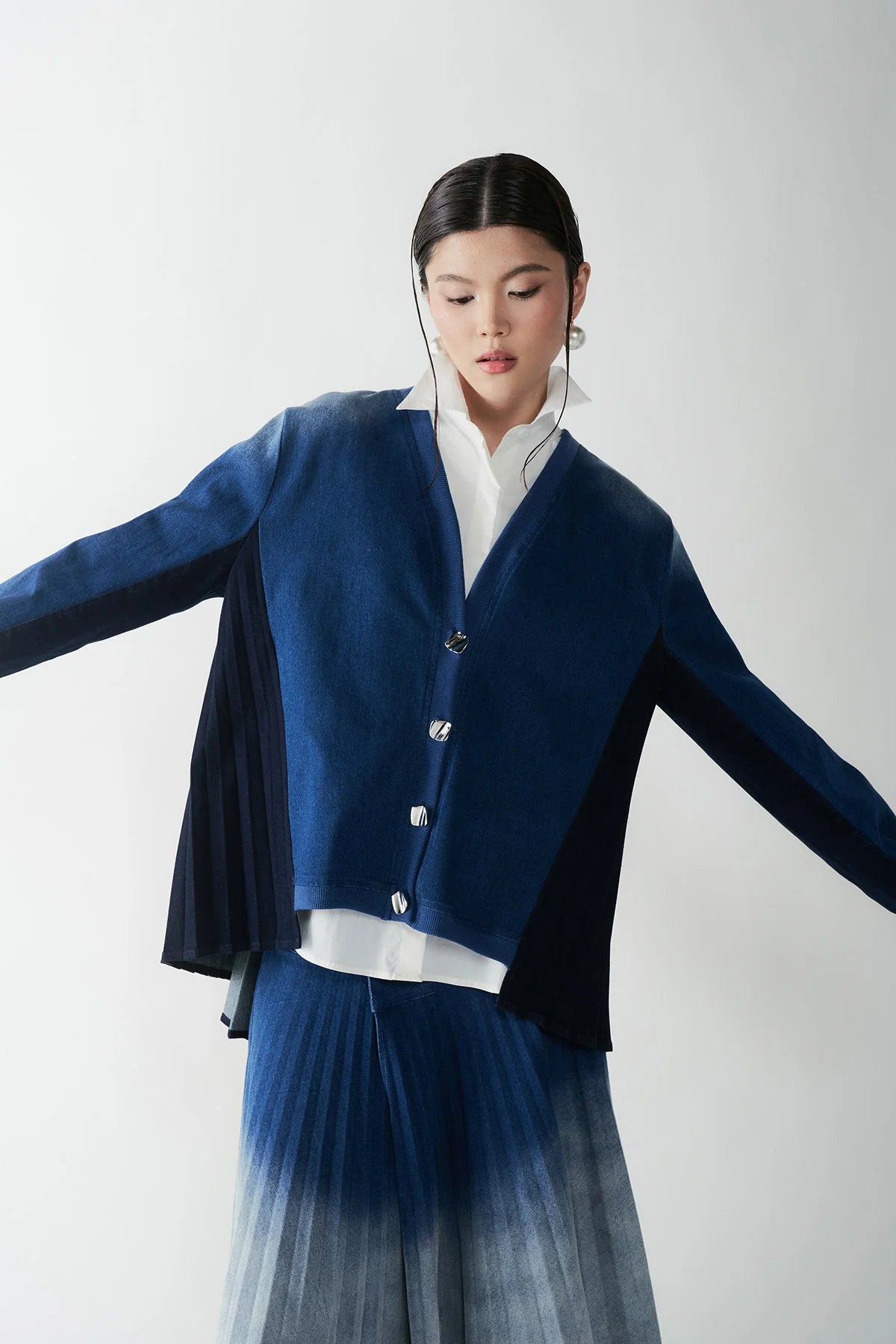 Allegra Denim Outer Navy - Callie Cotton