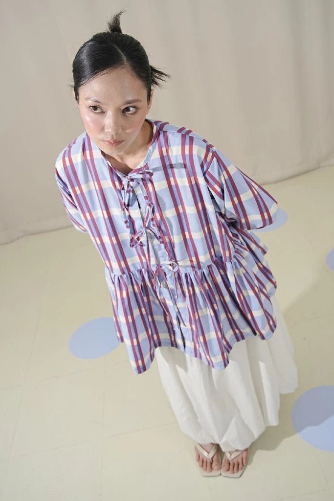 Lana Top Blue - Tuff Puff
