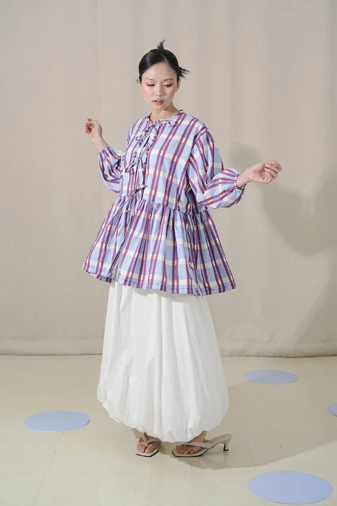 Lana Top Blue - Tuff Puff