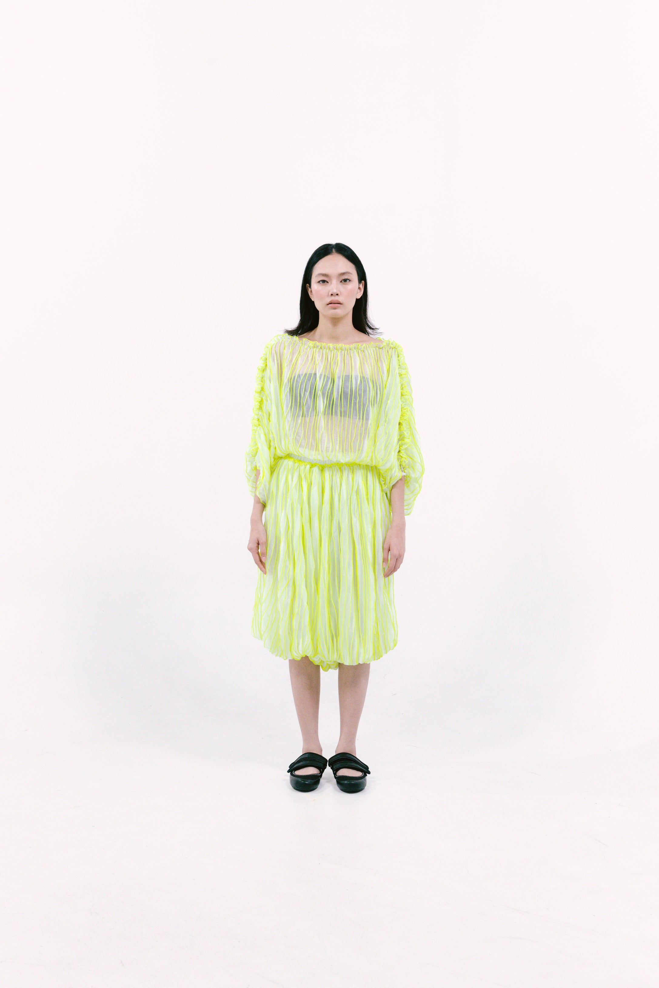 Rou Rou Top White/Yellow - La Douche Vita