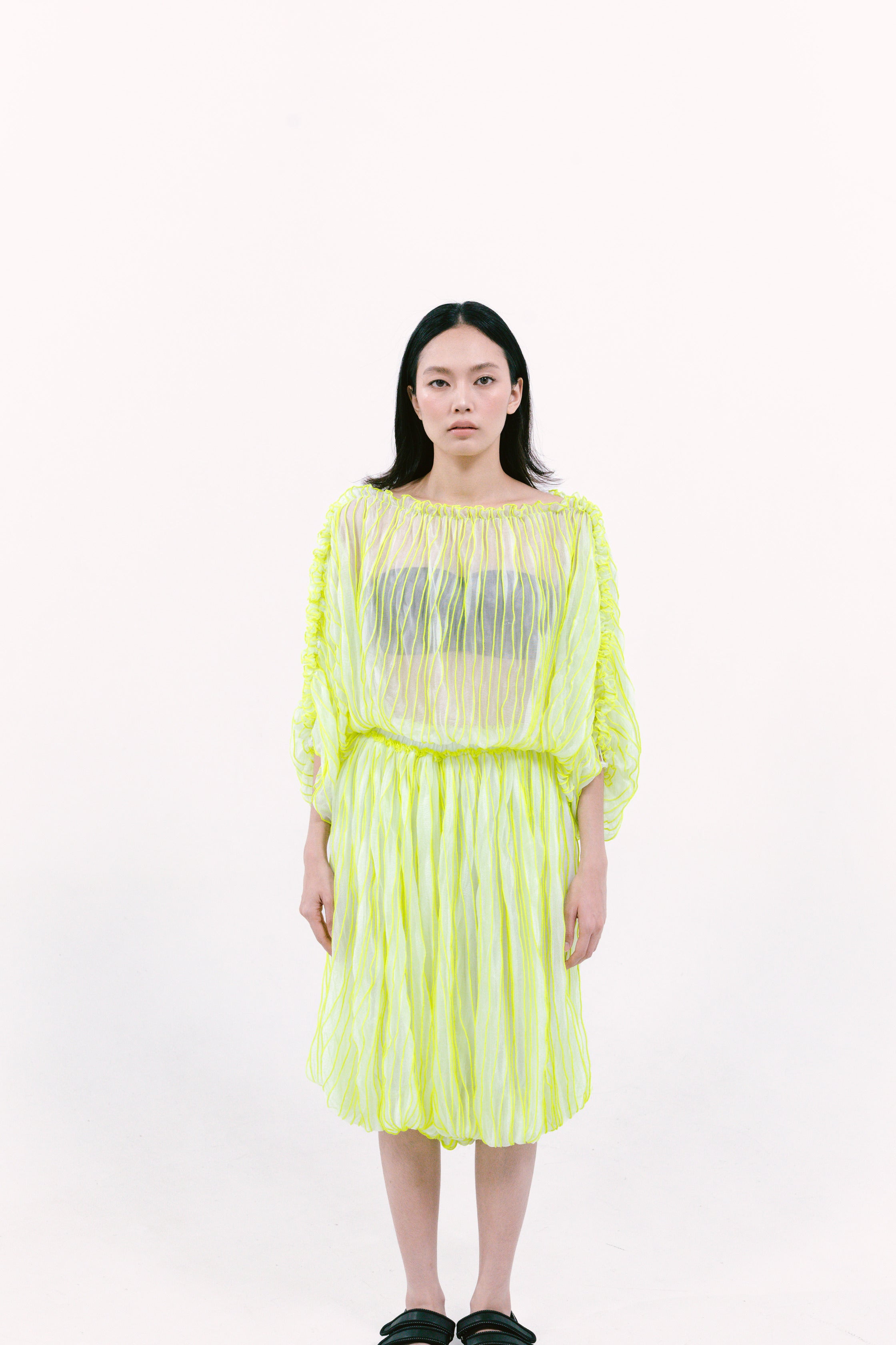 Rou Rou Top White/Yellow - La Douche Vita