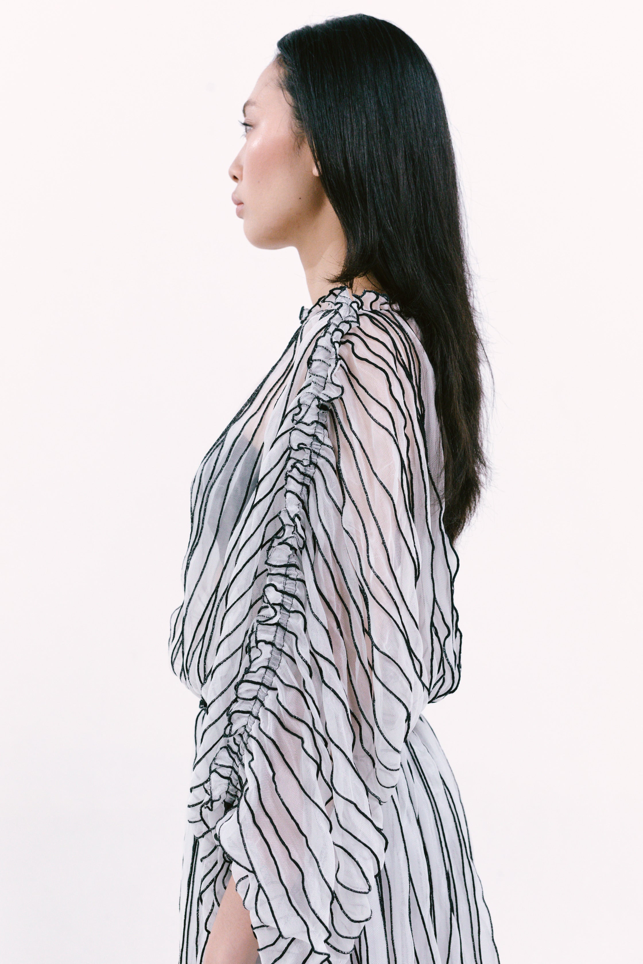 Rou Rou Top White/Black - La Douche Vita