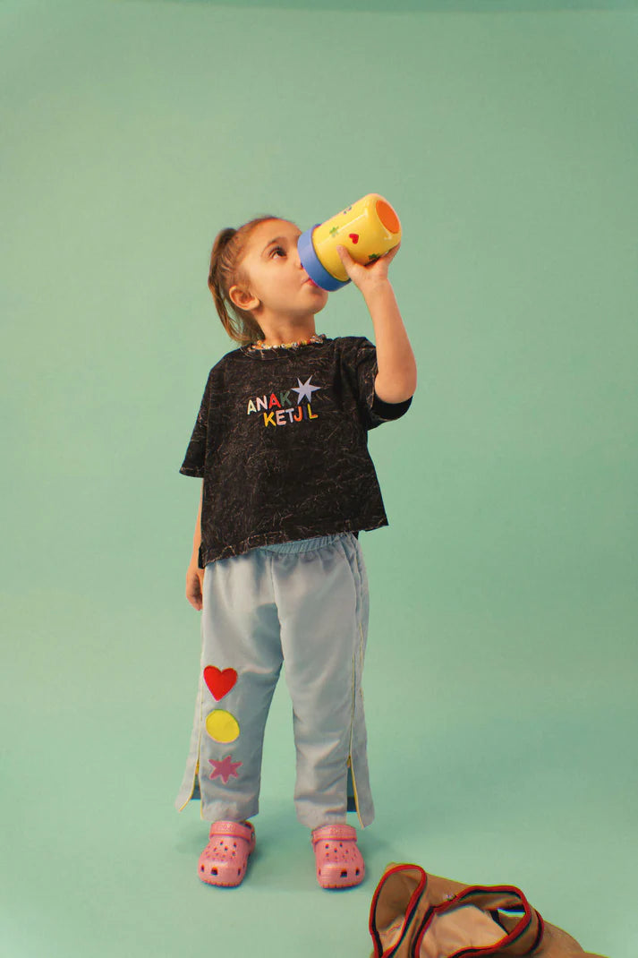 HGL Bambini - Black Washed Vintage Tee - Anak Ketjil