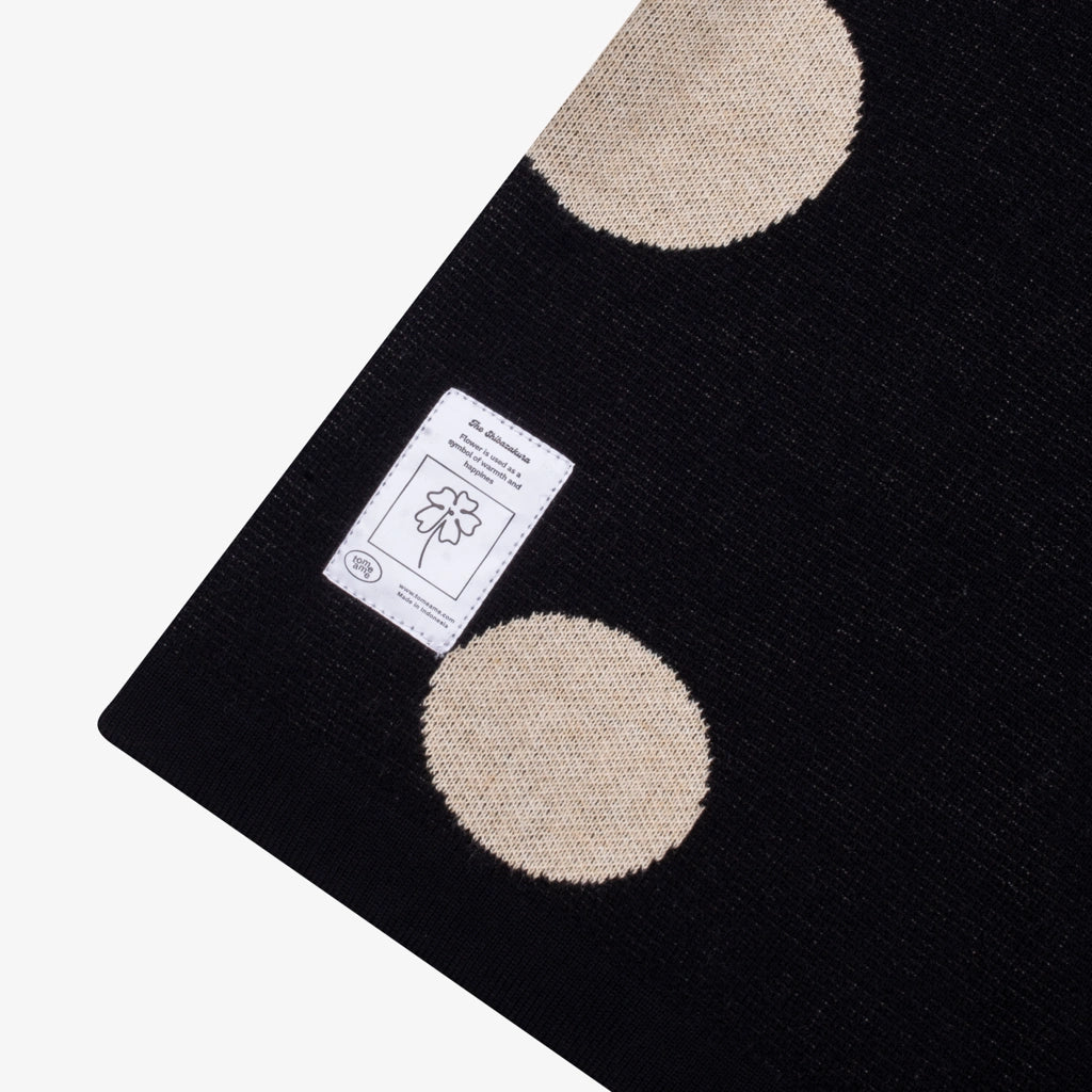 Migi Rugby Shirt Polkadot Black - Tome Ame