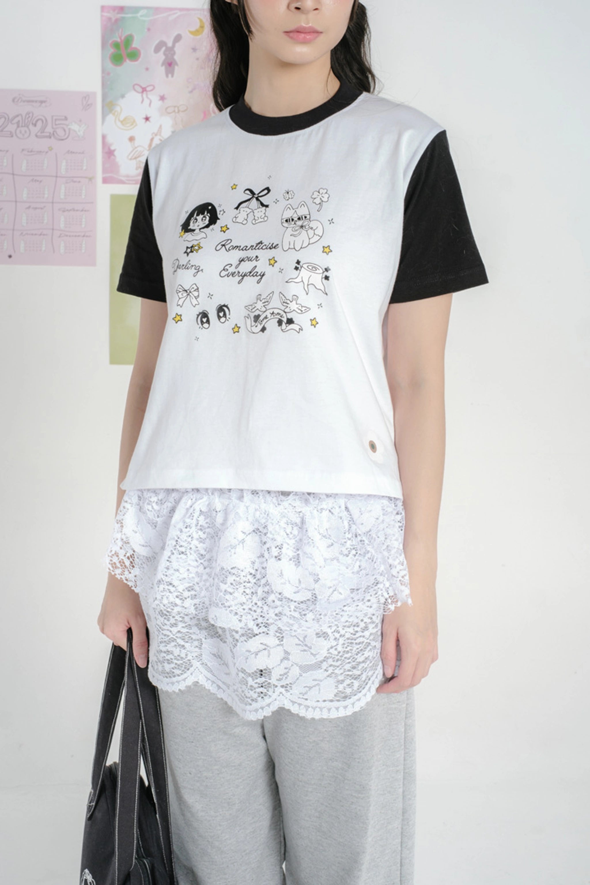 Mio Crop Tee White - Tome Ame