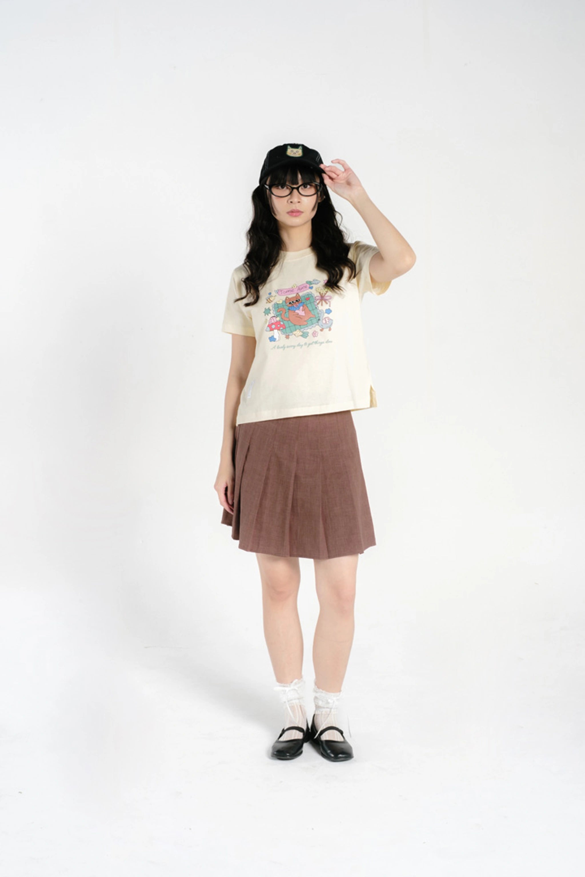 Miya Crop Tee - Tome Ame