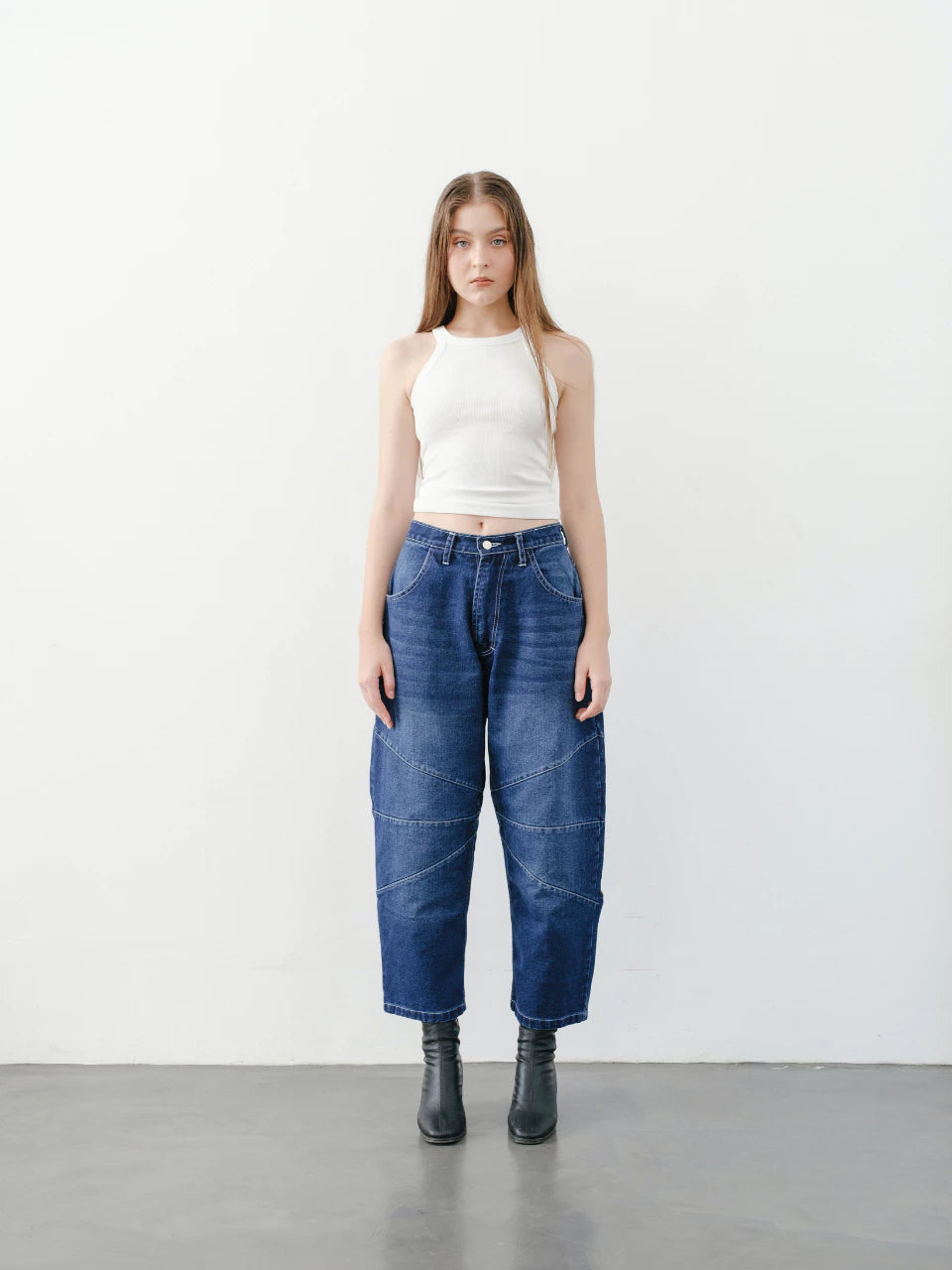 Noa Barrel Denim Jeans Pants - The Auctus