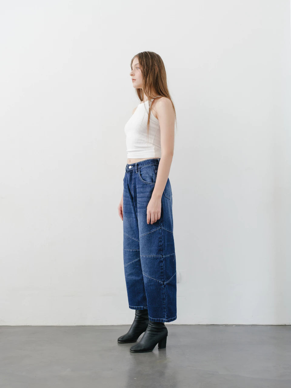 Noa Barrel Denim Jeans Pants - The Auctus