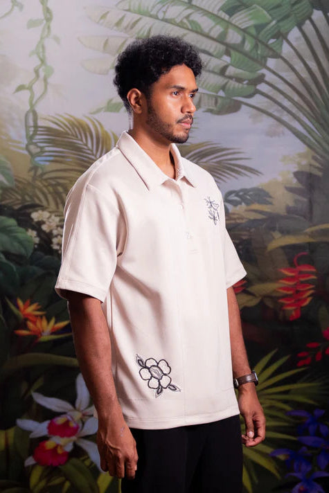 Nonaetal Arnoldi Whisper Top Shortsleeve Cream - Nona