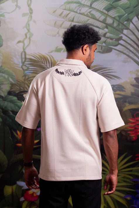 Nonaetal Arnoldi Whisper Top Shortsleeve Cream - Nona