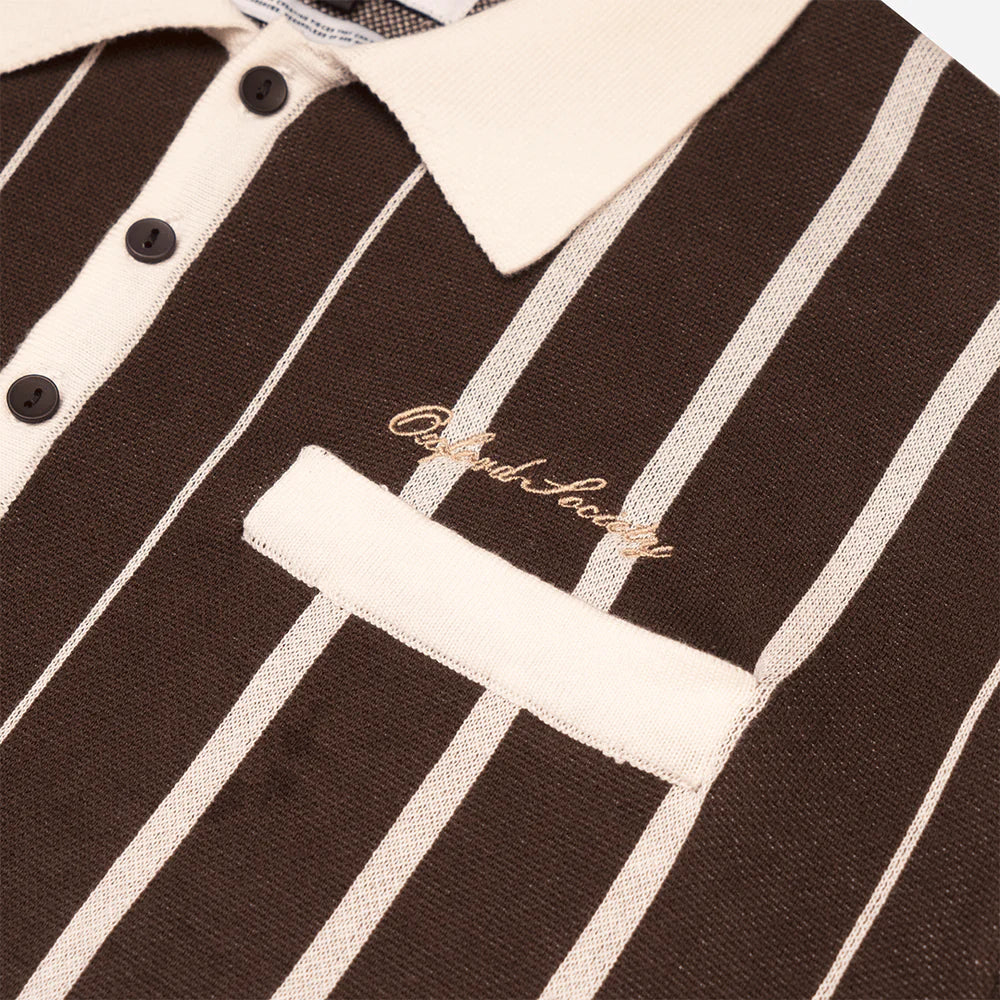 Osborne Knit Longsleeve Polo - Oxford Society