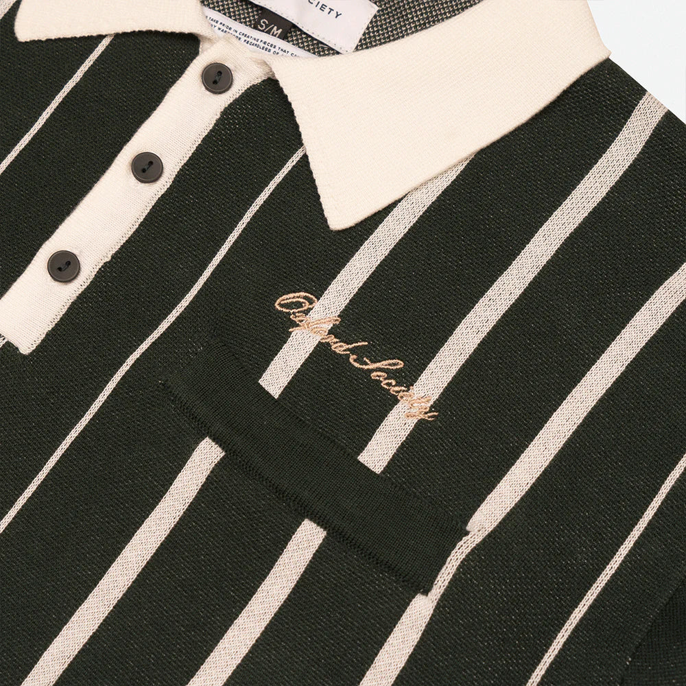 Osborne Knit Longsleeve Polo - Oxford Society