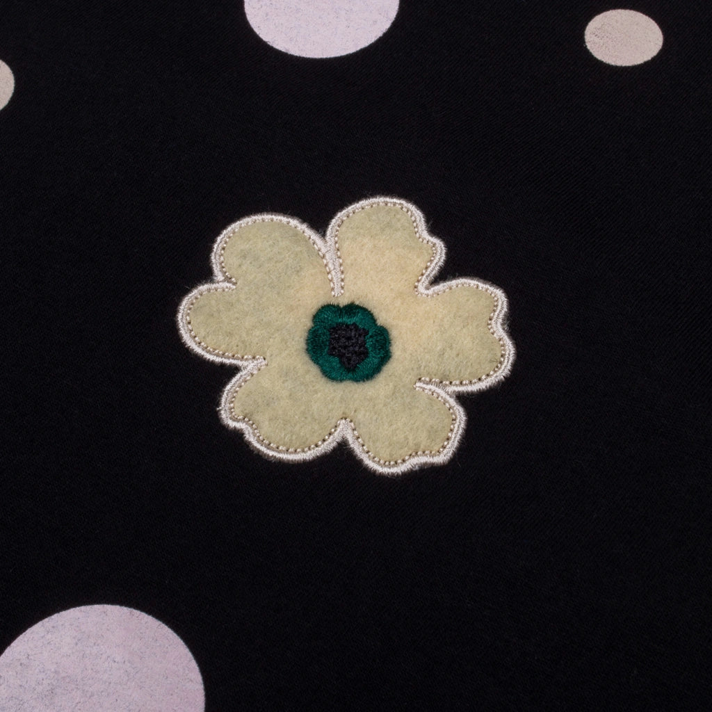 Polka Longsleeve Black - Tome Ame