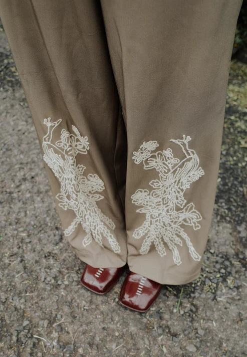 Nonaetal Hibiscus Pants - Nona