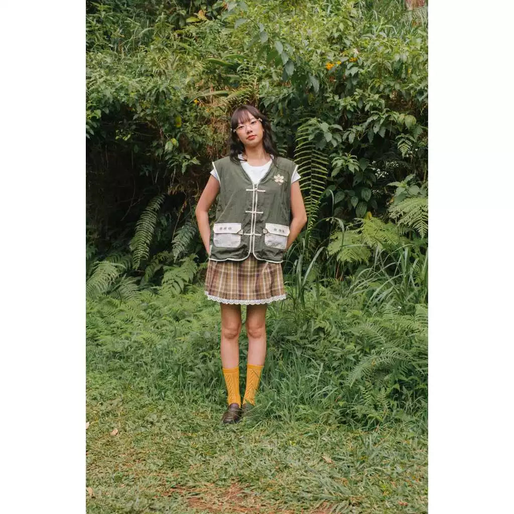 Riku Vest Green - Tome Ame