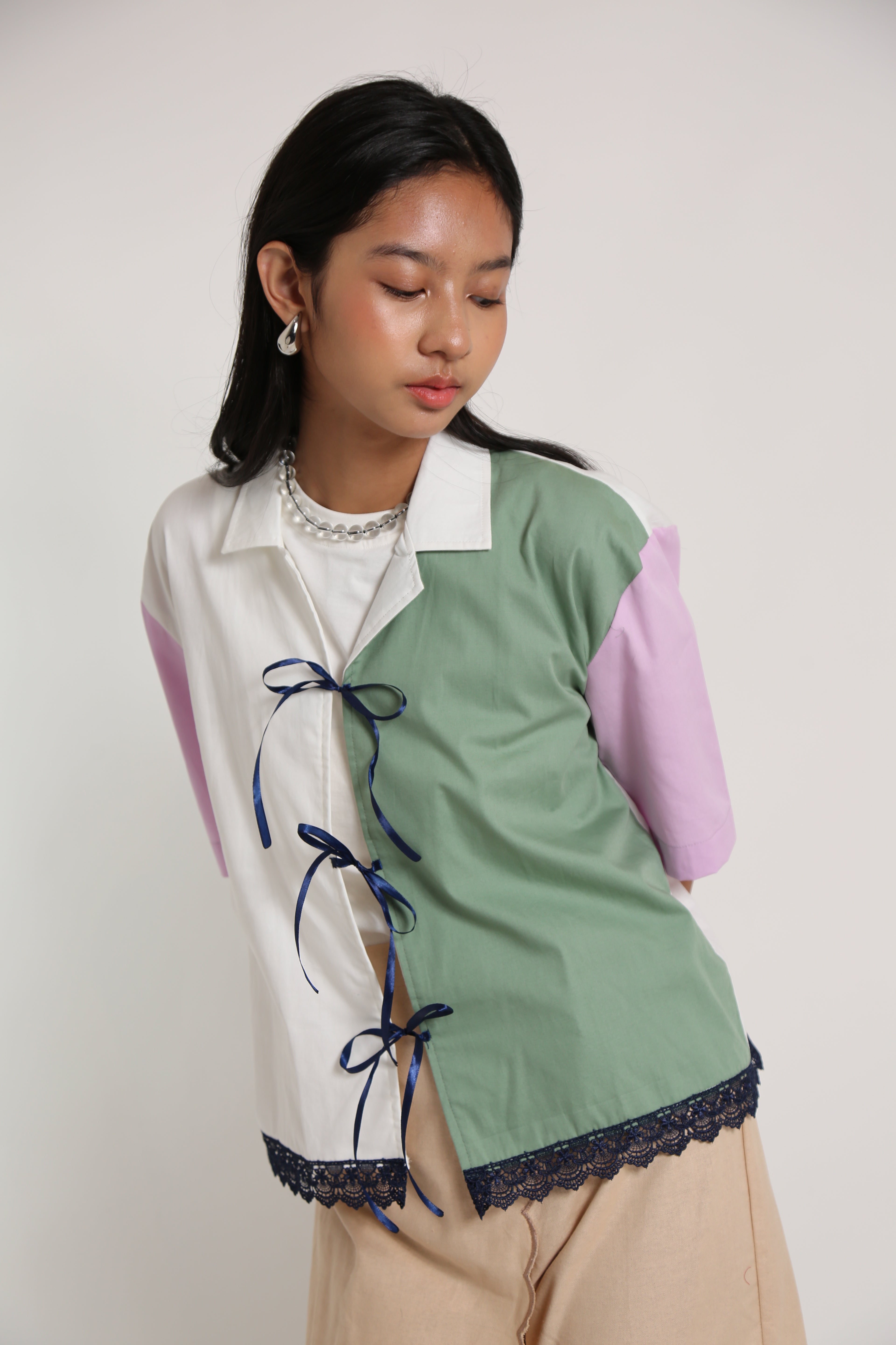 Ribbon Lace Shirt - Hakka Goods