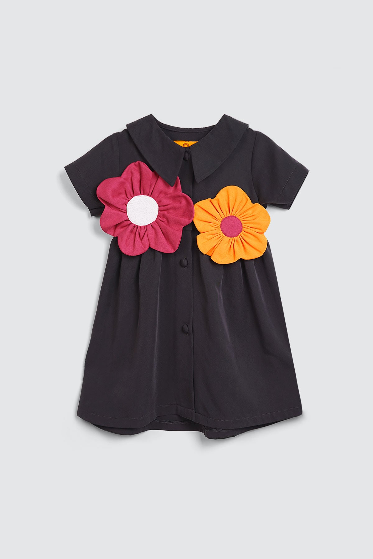Scarlet Dress In Grey - Amber Kids