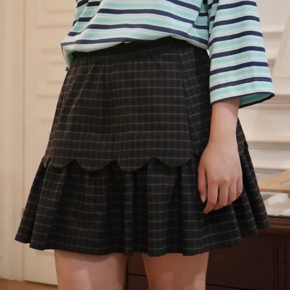 School Skirt Brown - Sabtu Minggu