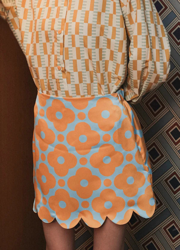 Cadie Skort Frosty Lemon - Kyrra