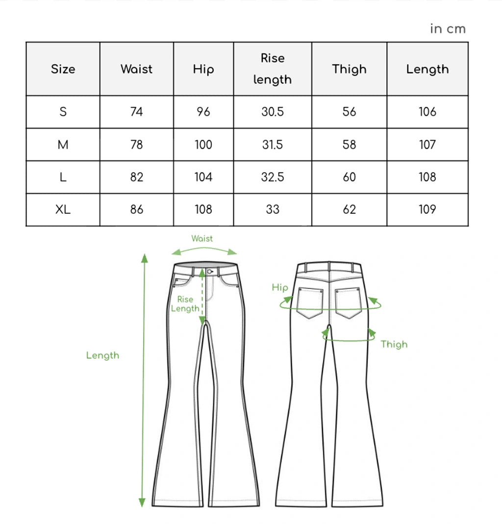 Eclipse Line Up Flare Jeans - Catha