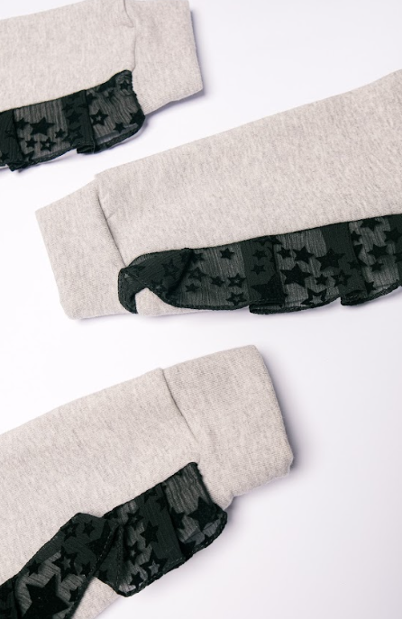 HGL Bambini - Cherie Girls Top Grey - Little Mr & Mrs