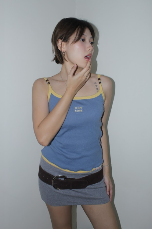 Penny Top Coastal Blue - Plum And Pluto