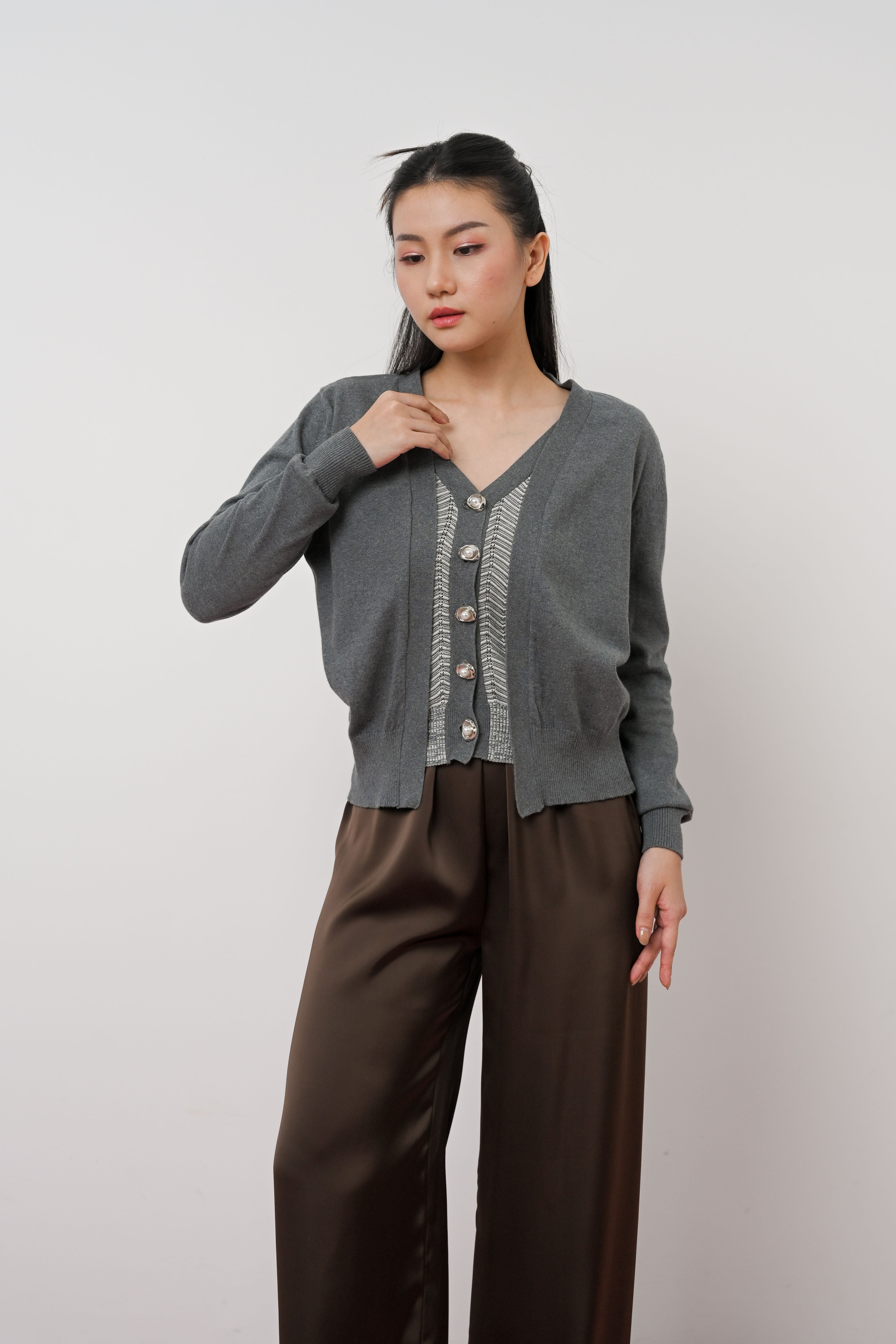 Silver Mist Cardigan - LR Studio