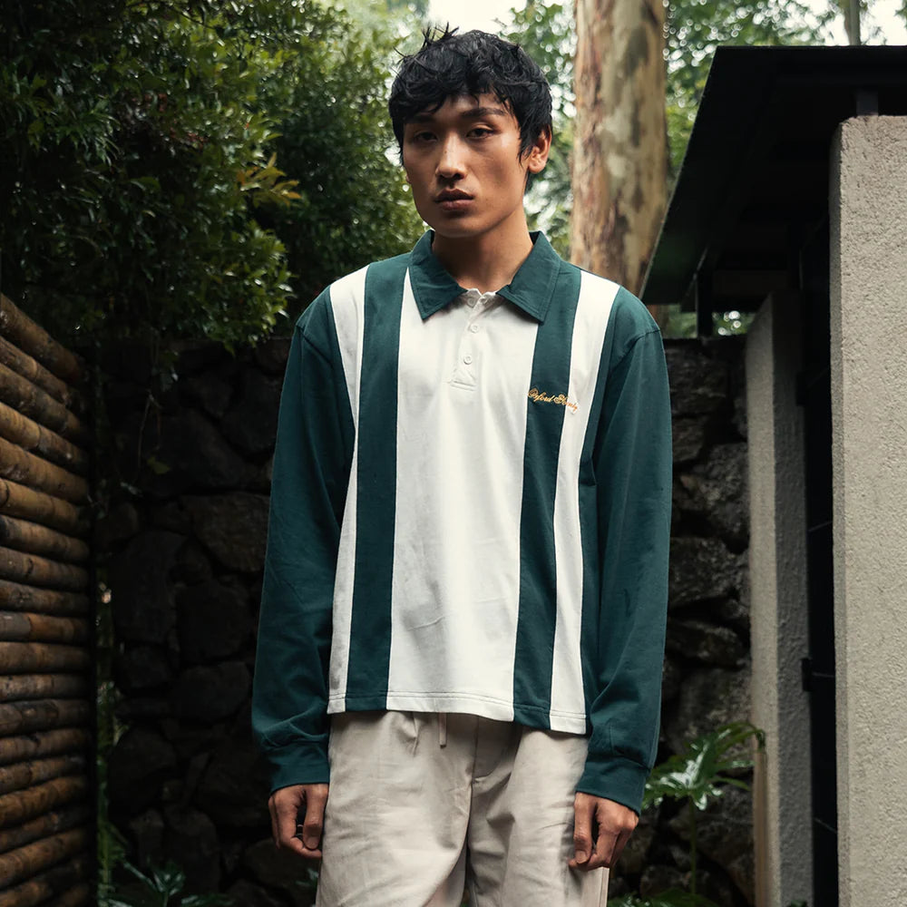 Stokesay Longsleeve Polo - Oxford Society