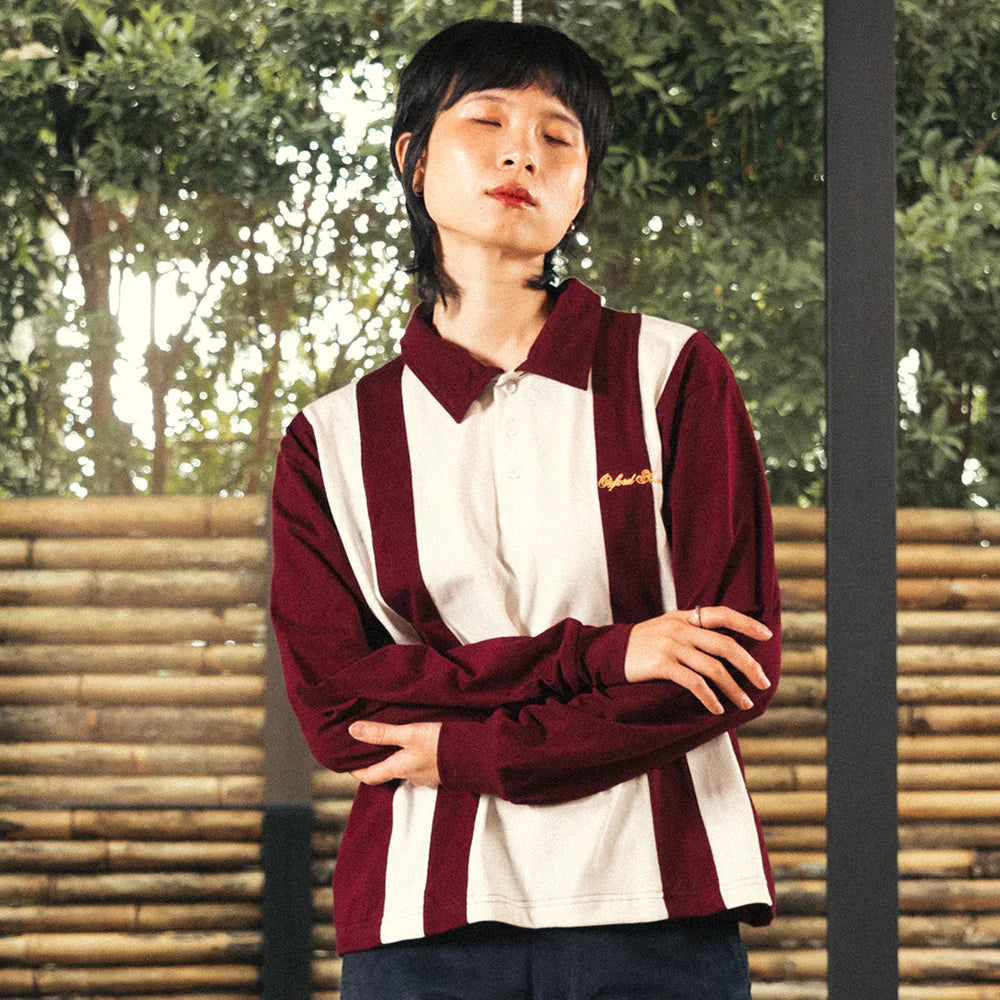 Stokesay Longsleeve Polo - Oxford Society