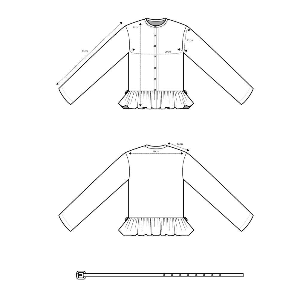 Polkadot Sheer Cardigan - Argyle & Oxford