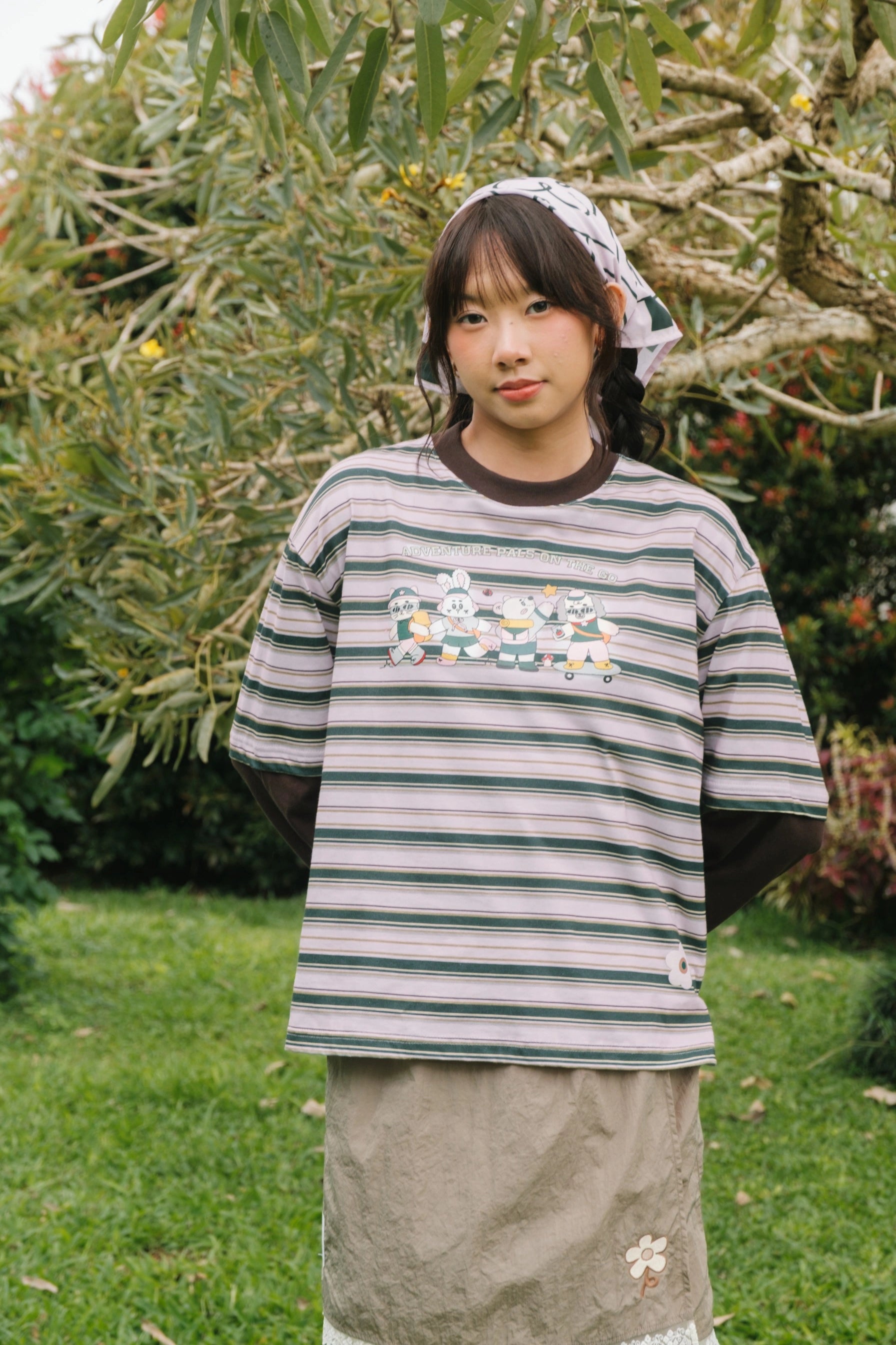 Tomerebi T-Shirt Brown - Tome Ame