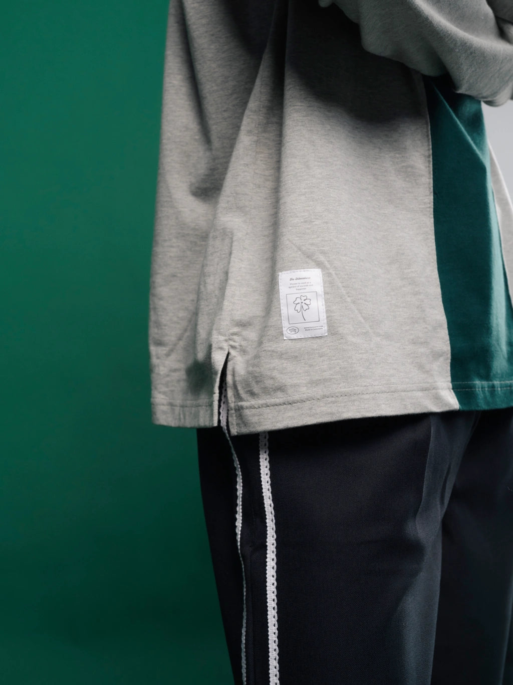 Tomo Longsleeve Misty Grey - Tome Ame