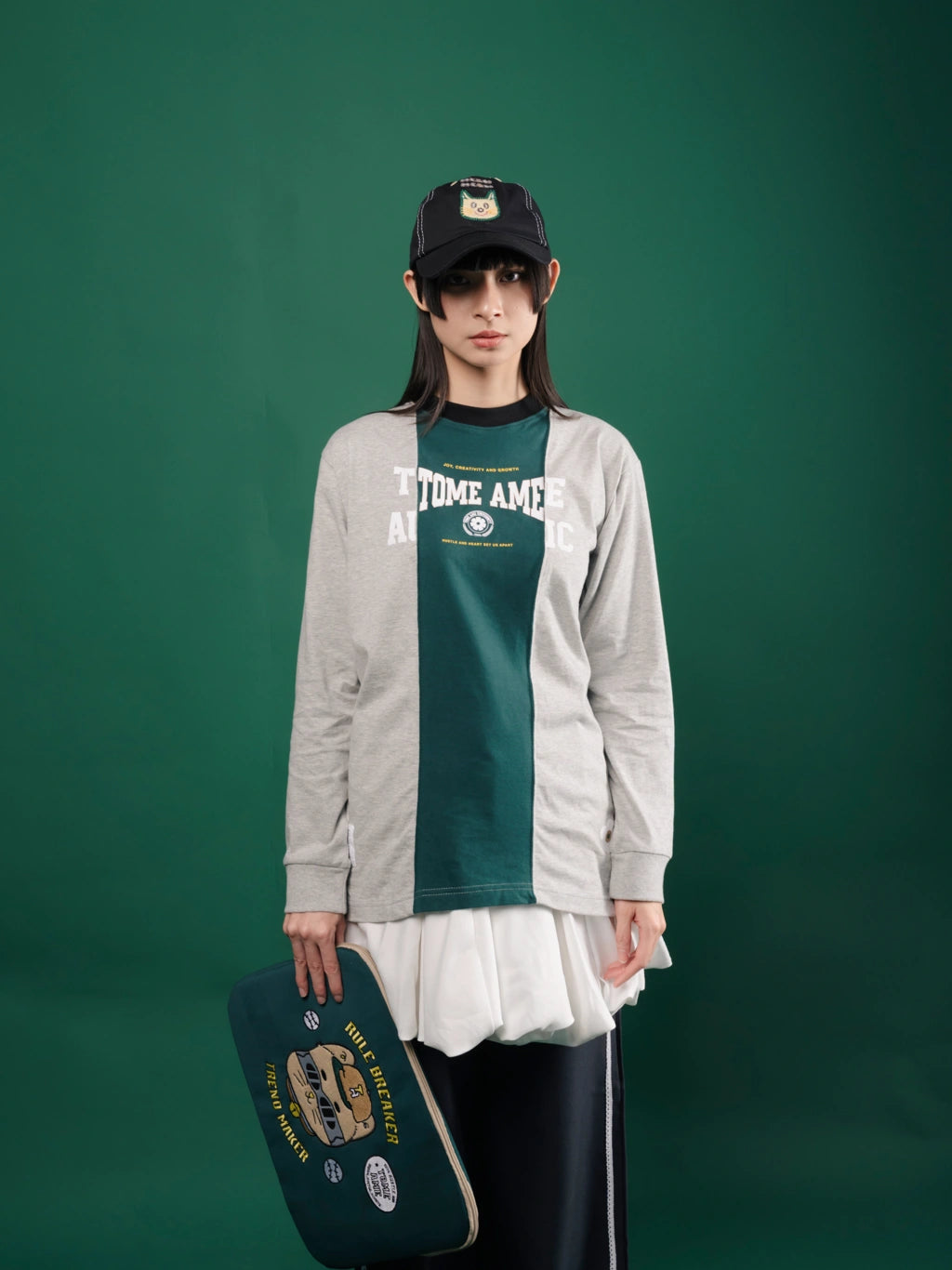 Tomo Longsleeve Misty Grey - Tome Ame
