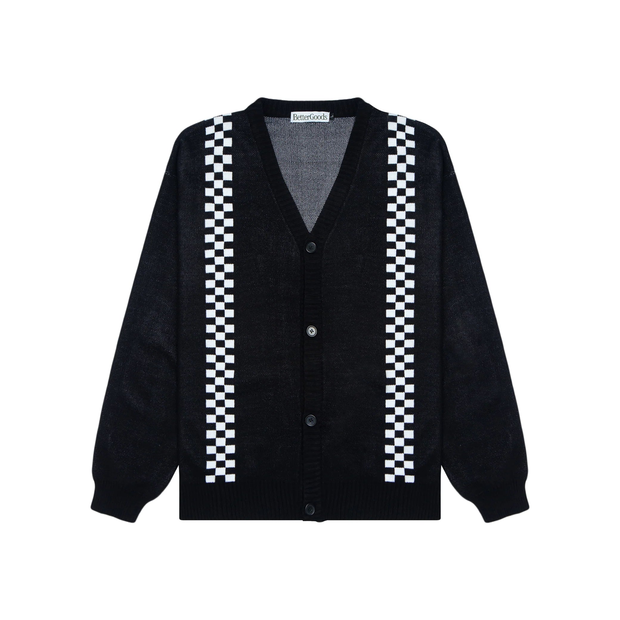 Two Tone Cardigan Black - Better Goods