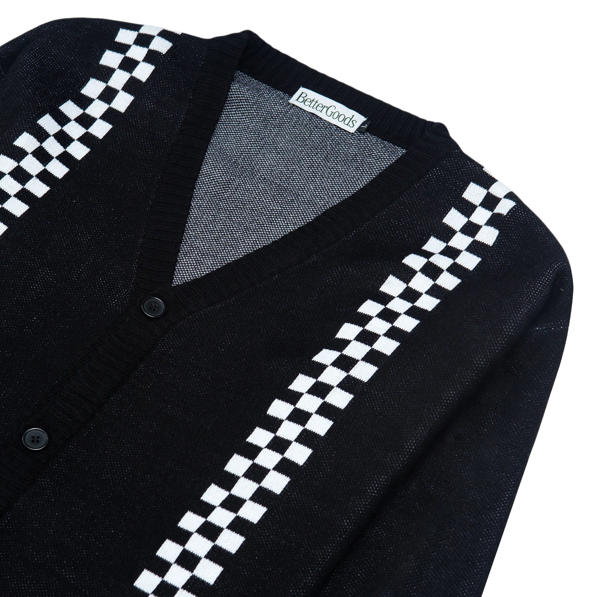 Two Tone Cardigan Black - Better Goods