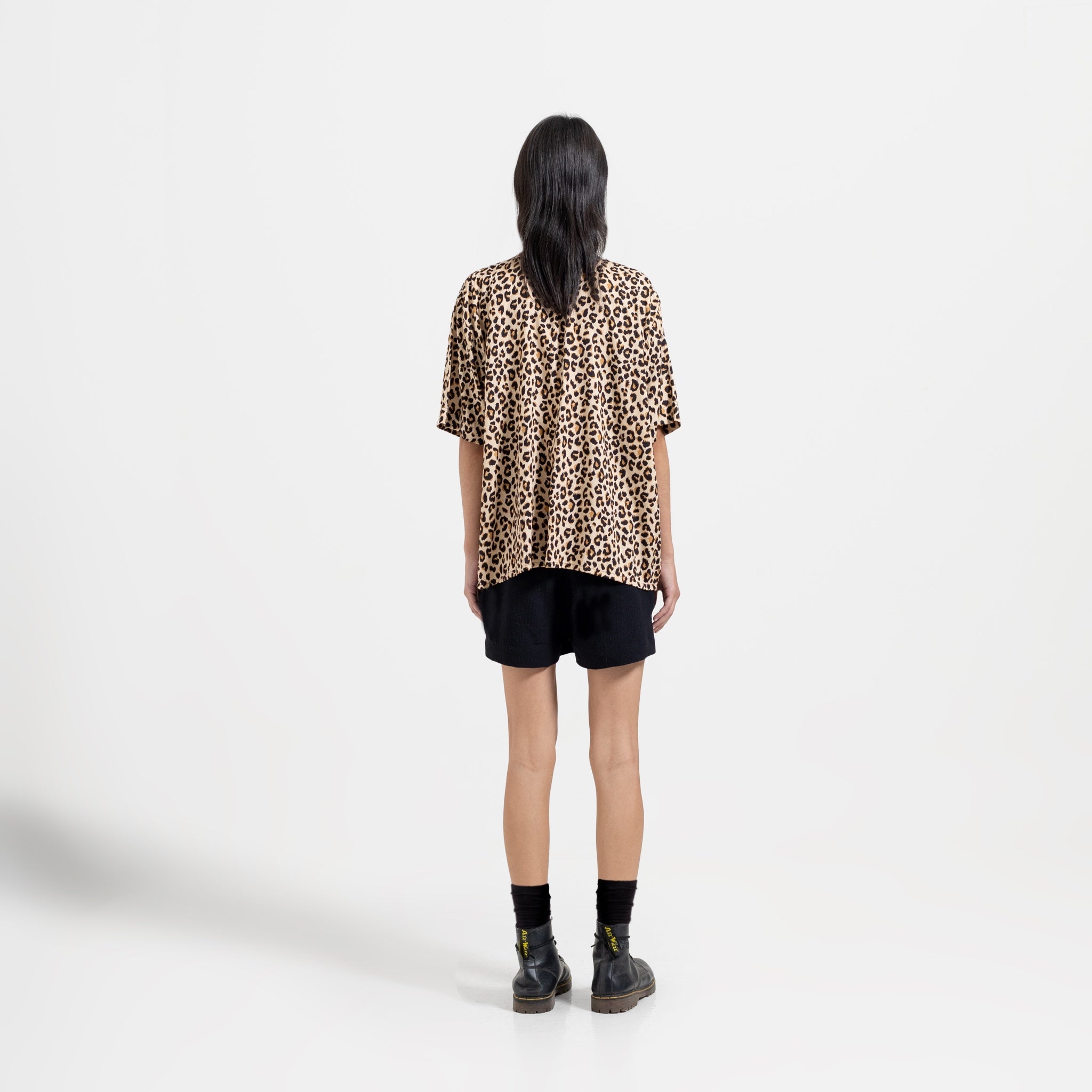 Leopard Shirt Cream - Saya Saya