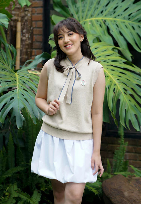Nonaetal x Ify Seirama Sleeveless Knit Latte - Nona