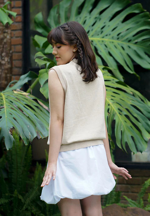Nonaetal x Ify Seirama Sleeveless Knit Latte - Nona