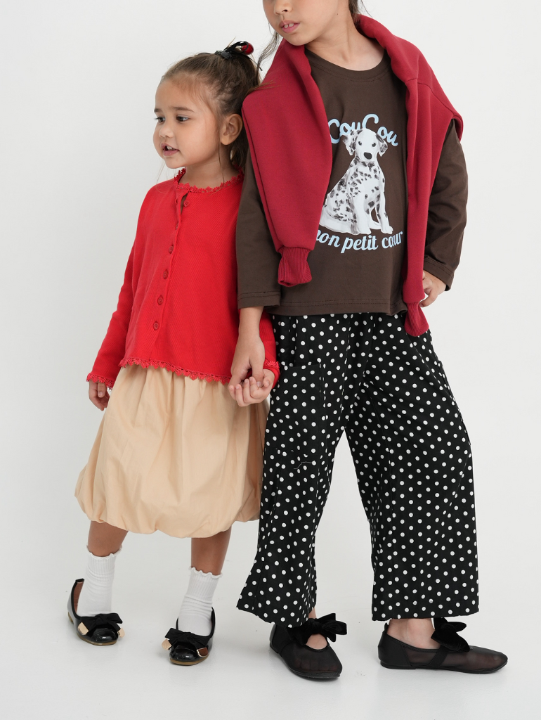 HGL Bambini - Gia Pants Dot Black - Little Saints