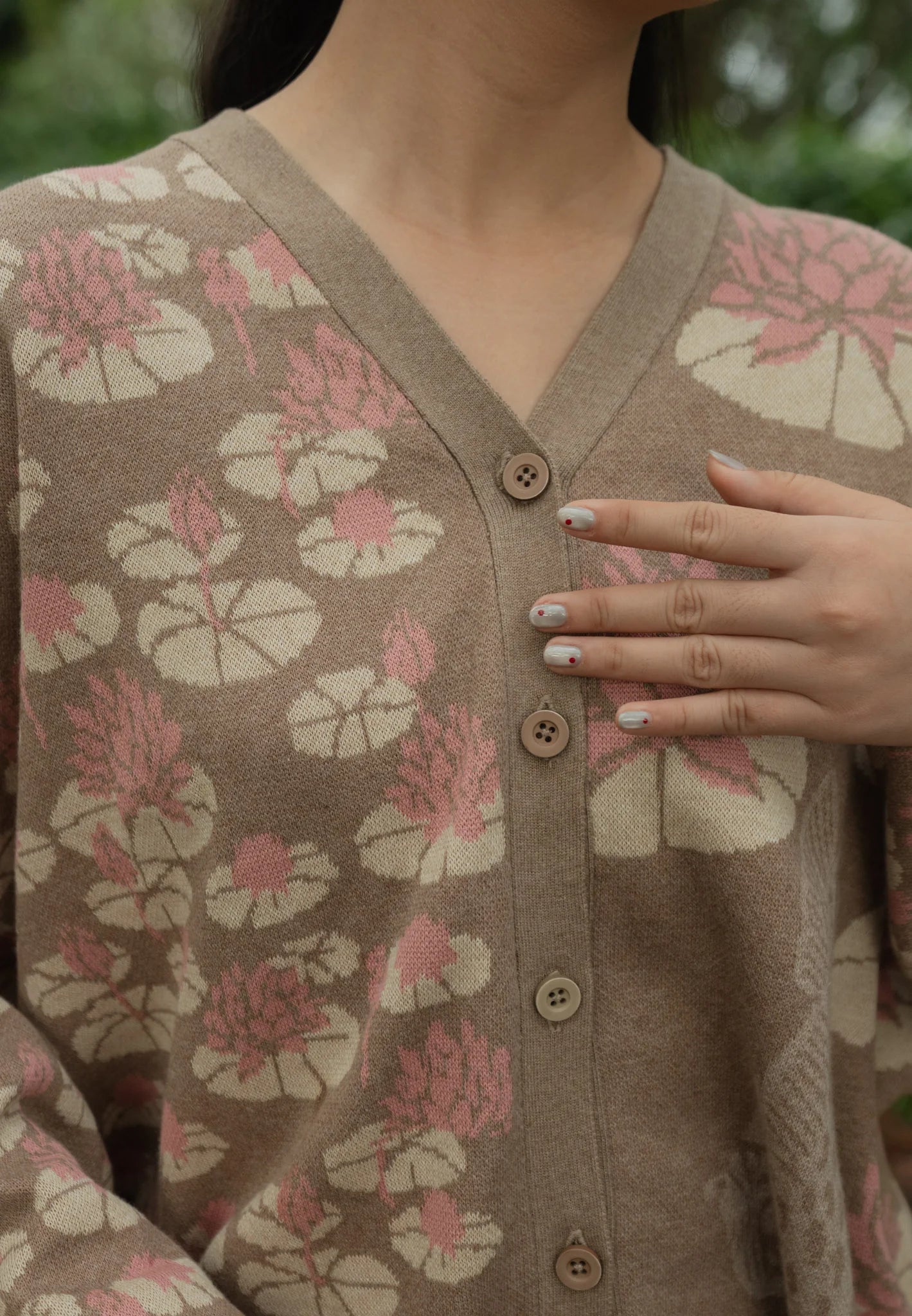 Nonaetal Orion Padwana Knit Cardigan - Nona