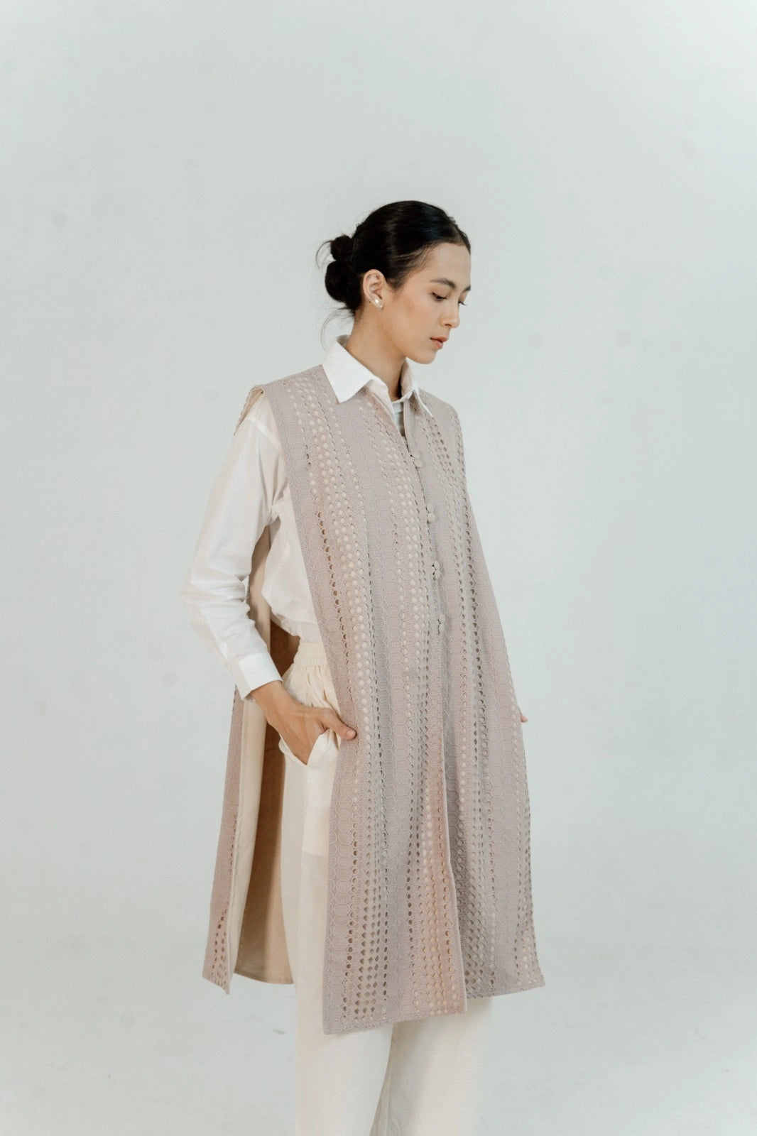 Kembali Vest Lace + Obi Belt - Damakara