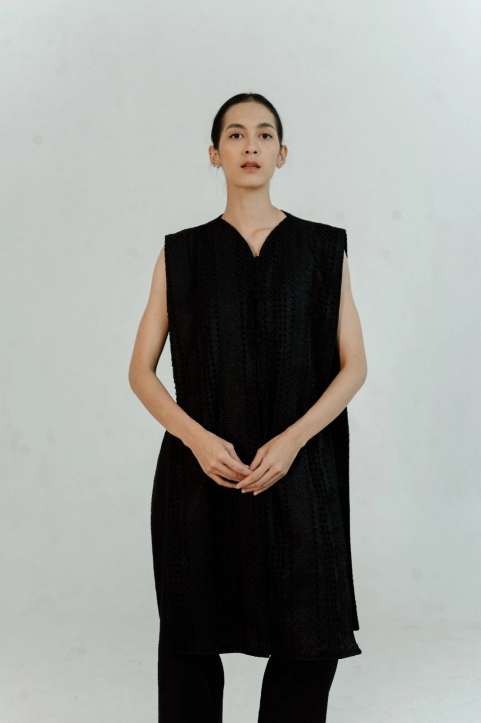 Kembali Vest Lace + Obi Belt - Damakara