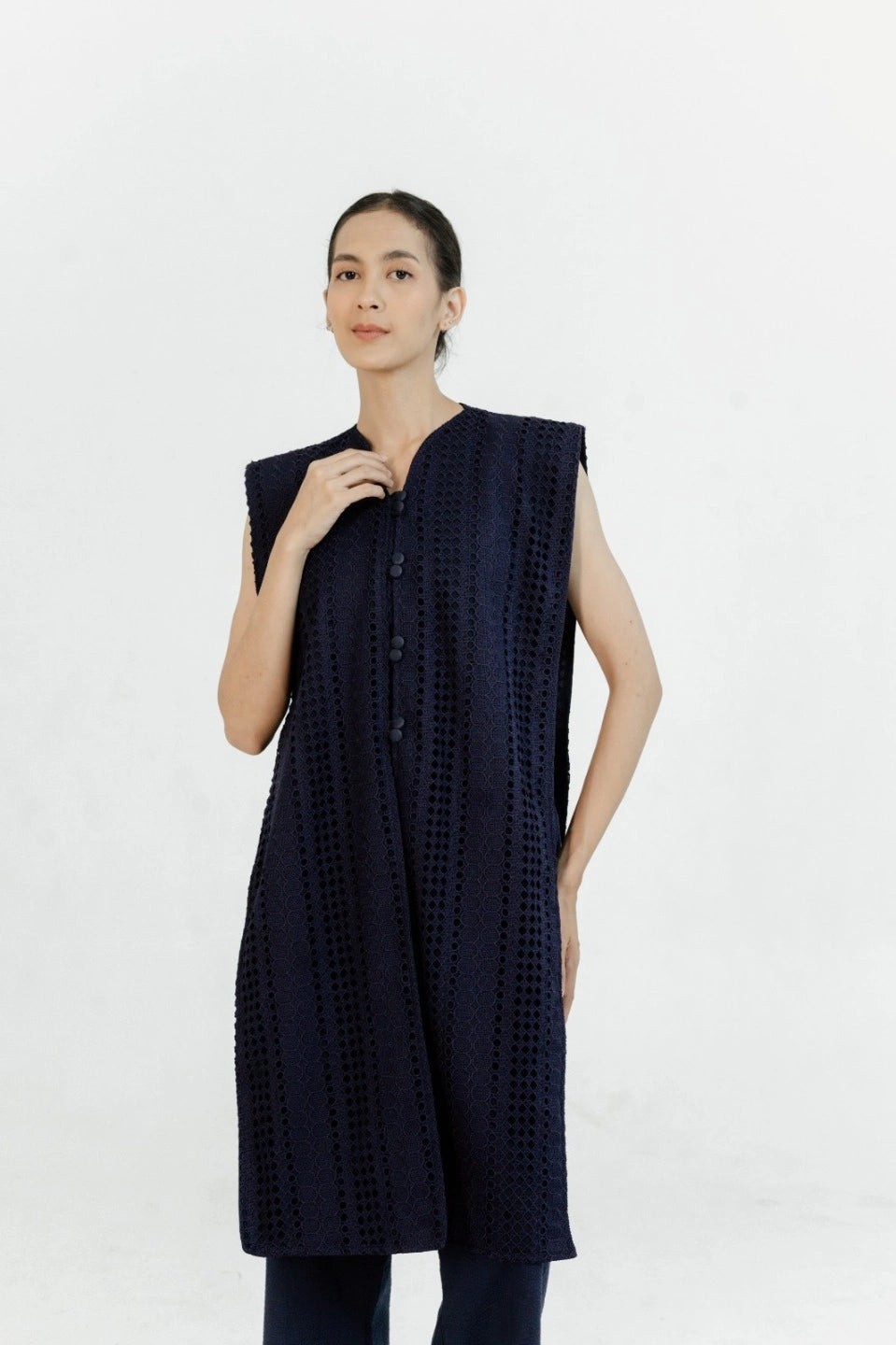 Kembali Vest Lace + Obi Belt - Damakara