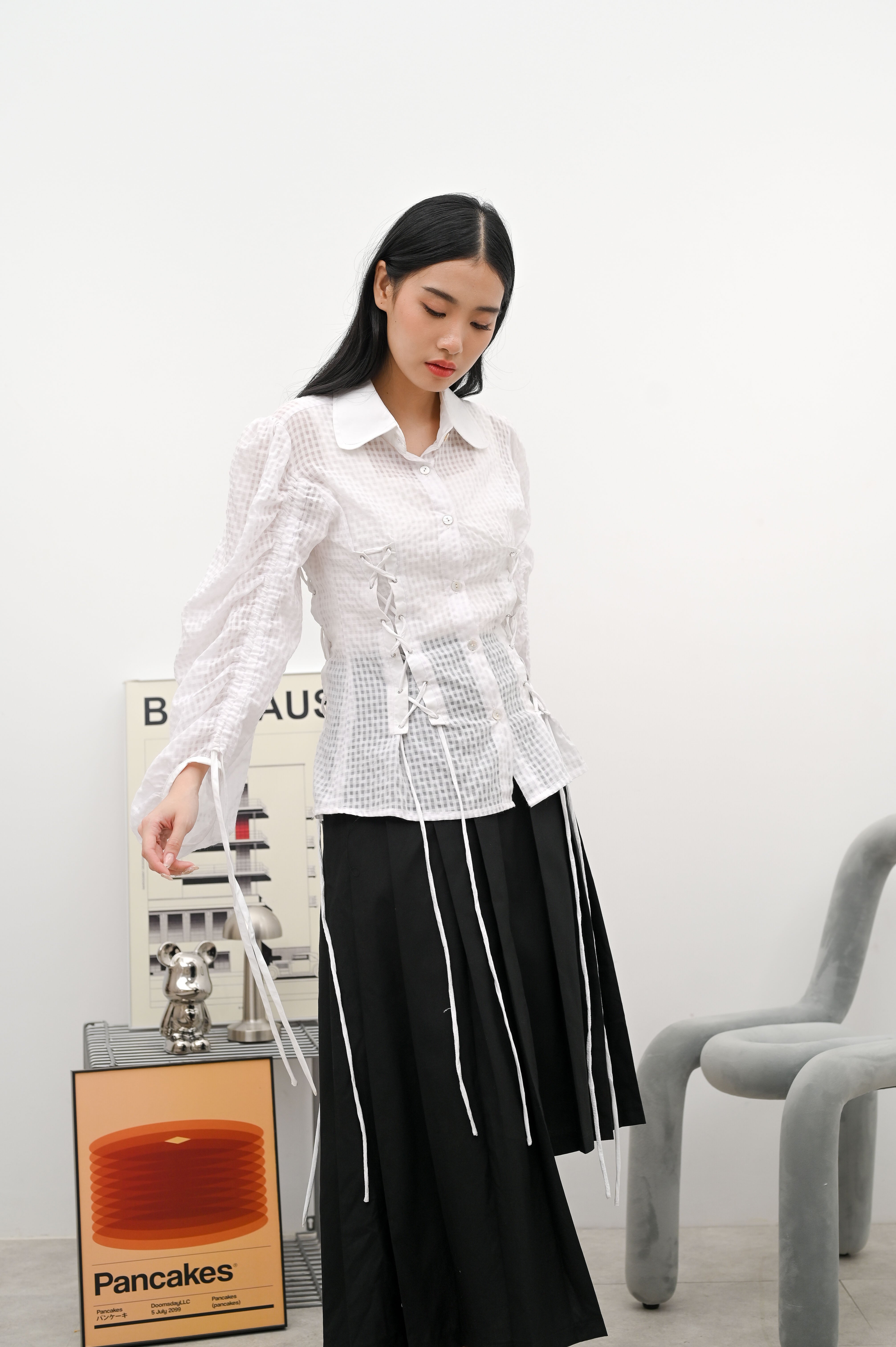 Saki Top White - Alexalexa